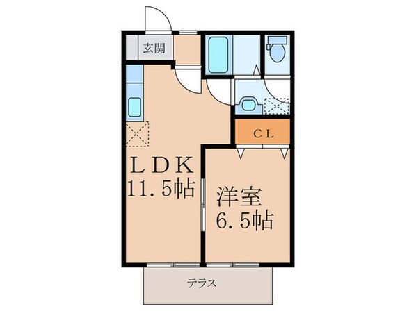 カルム太刀浦の物件間取画像